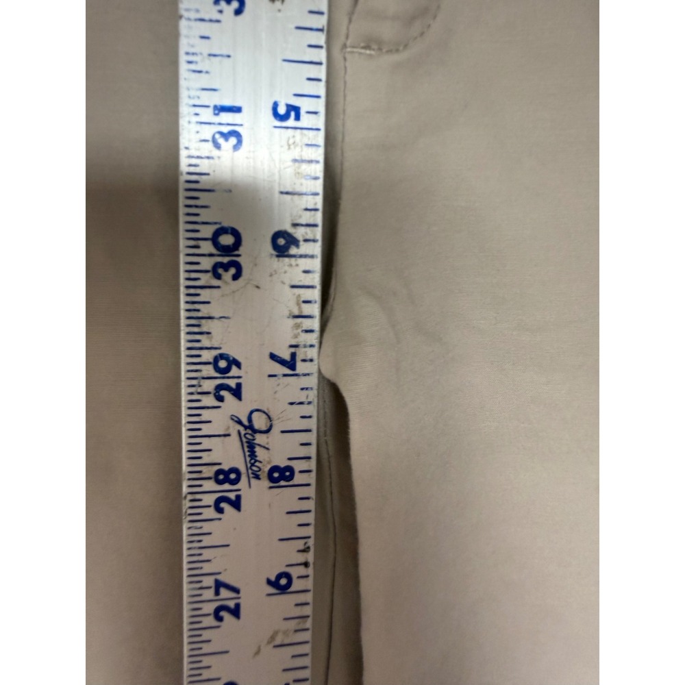 Banana Republic Martin Fit Pants Women 2 Petite Beige Excellent Flare Workwear - Picture 4 of 7